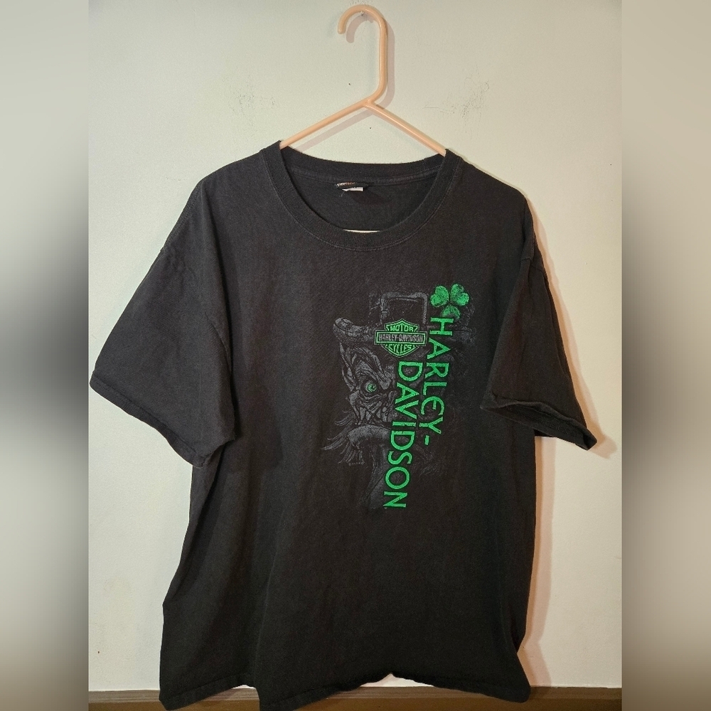 Vintage Harley Davidson Motorcycle Tshirt Rocky Mountain, Denver Colorado Sz XL